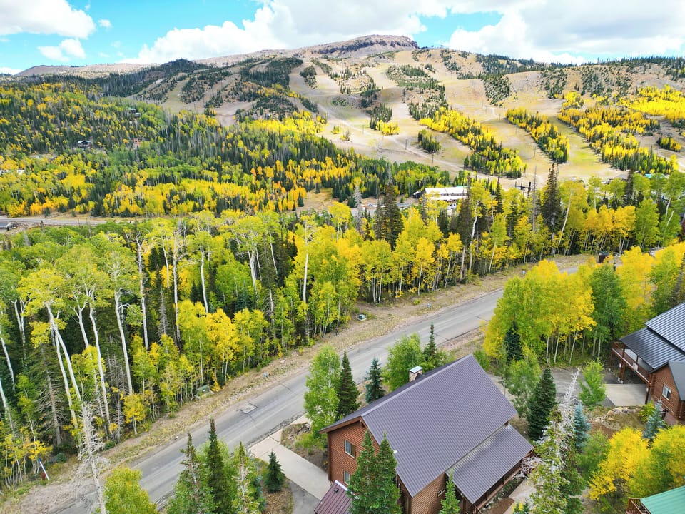 Areal View of Heavenly Haven Cabin