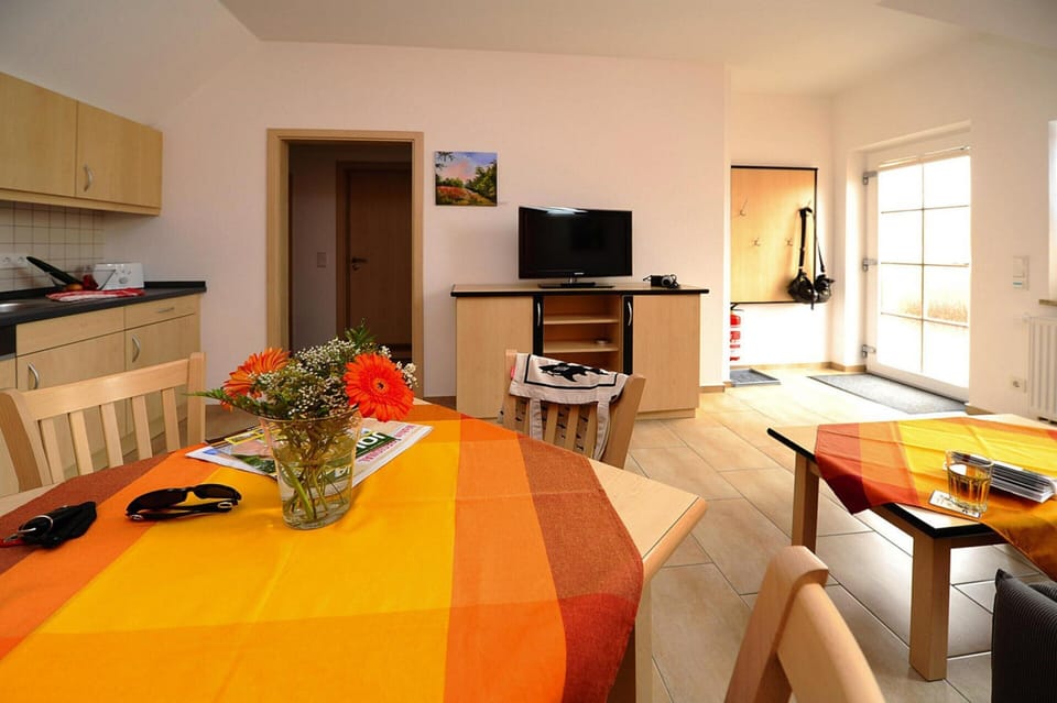 Apartment | Private kitchen | Electric kettle, toaster, highchair