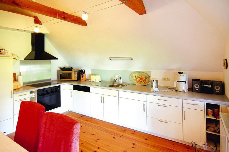 Apartment | Private kitchen | Electric kettle, toaster, highchair