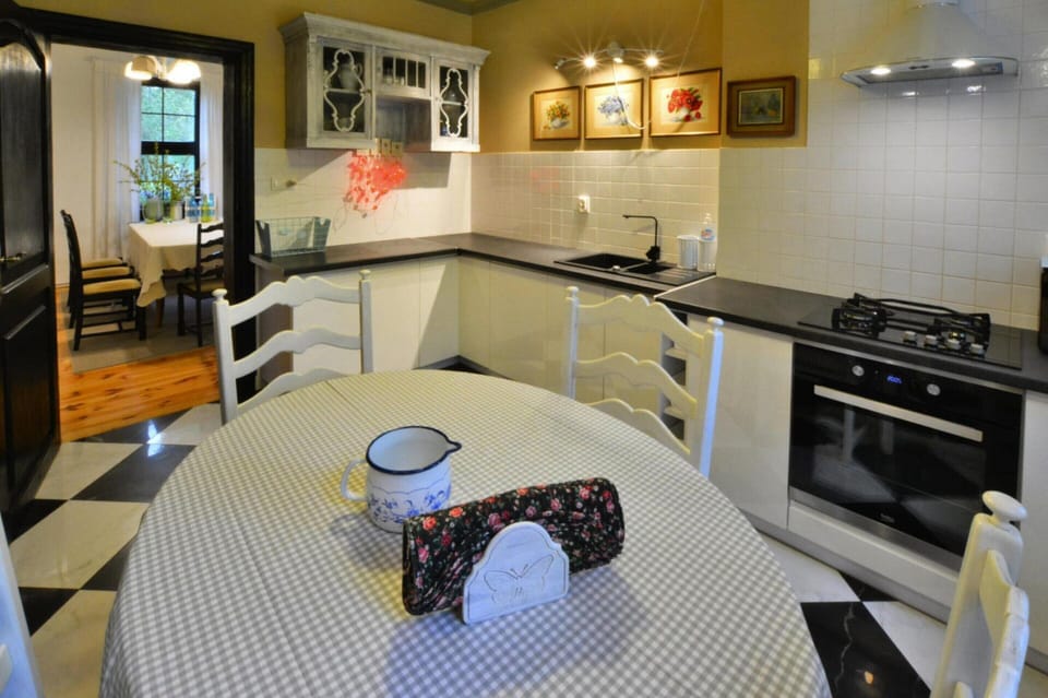 Villa | Private kitchen | Electric kettle, toaster, highchair