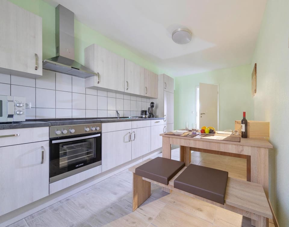 Apartment | Private kitchen | Electric kettle, toaster, highchair