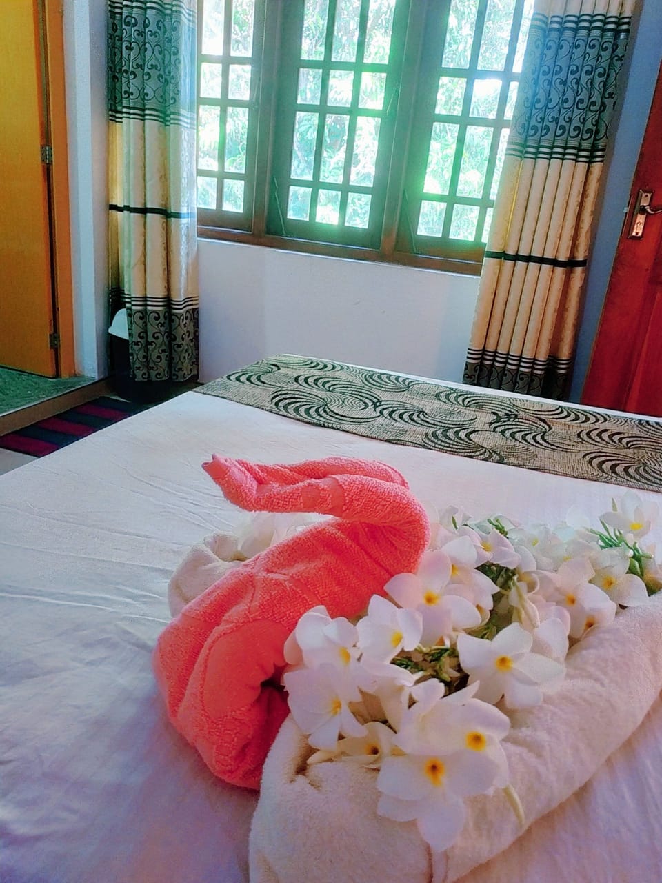 Deluxe Double Room, Balcony, Garden View | Down comforters, desk, free WiFi, bed sheets