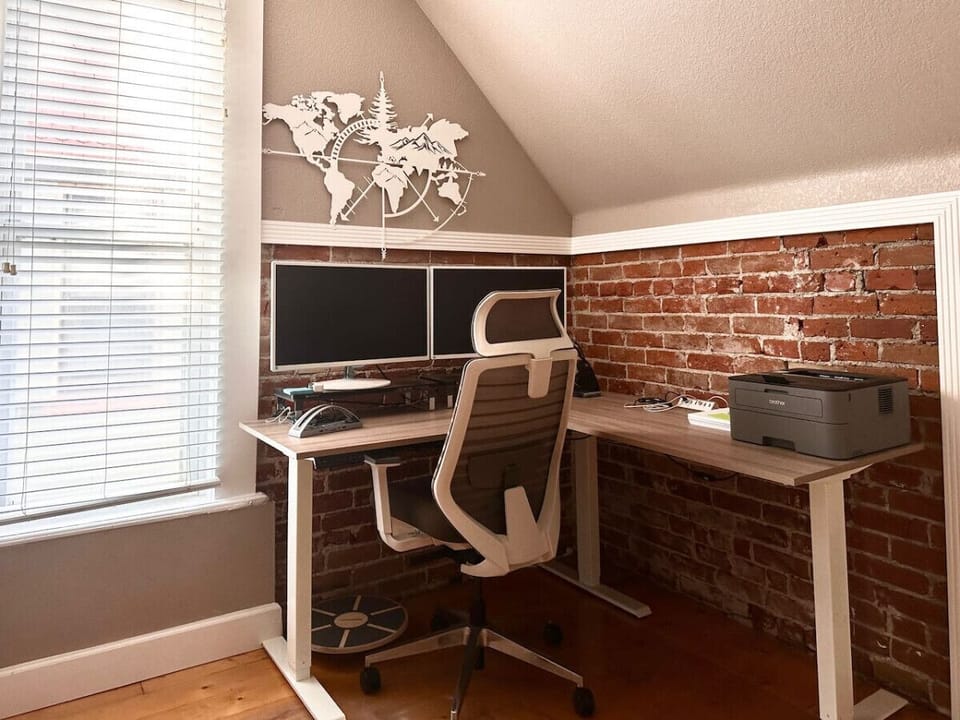 Dedicated work space.