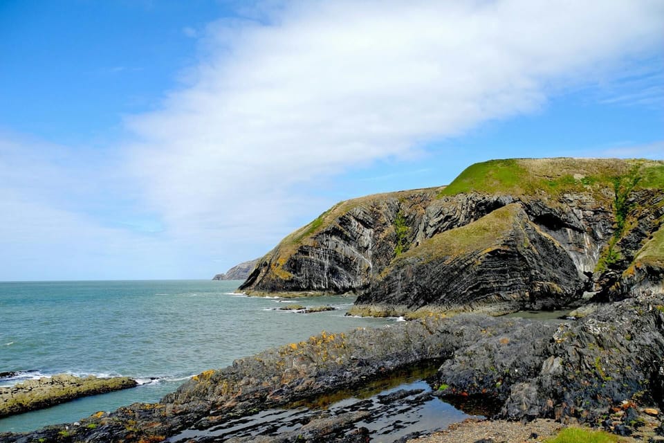 The cliffs at Ceibwr Bay
