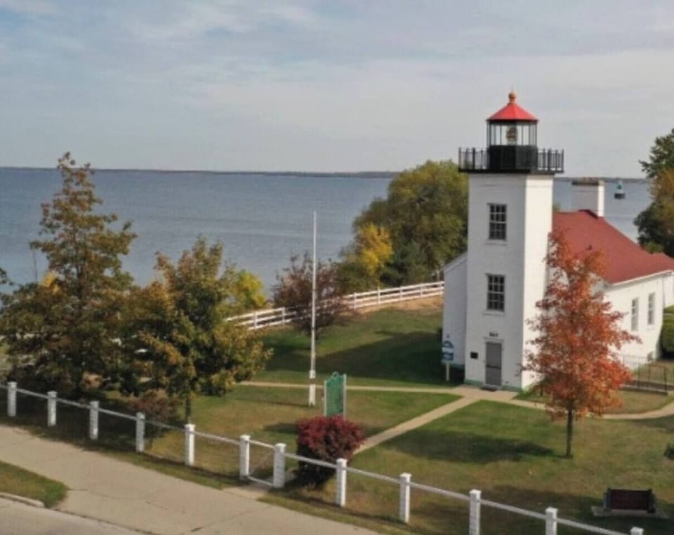 Sand Point Lighthouse nearby