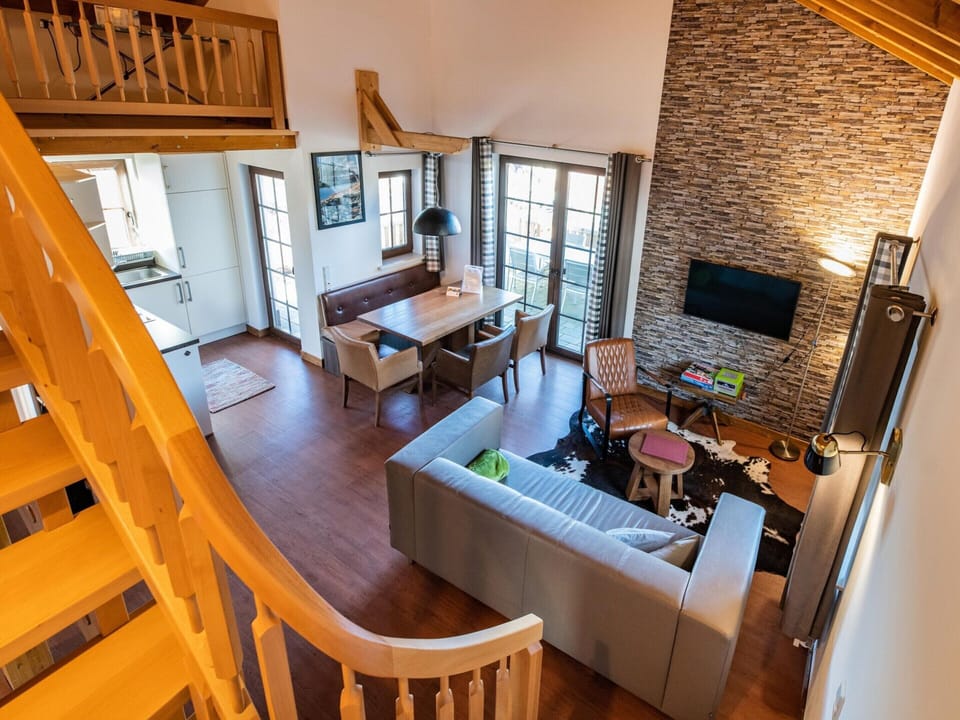 Chalet | Living area | Fireplace