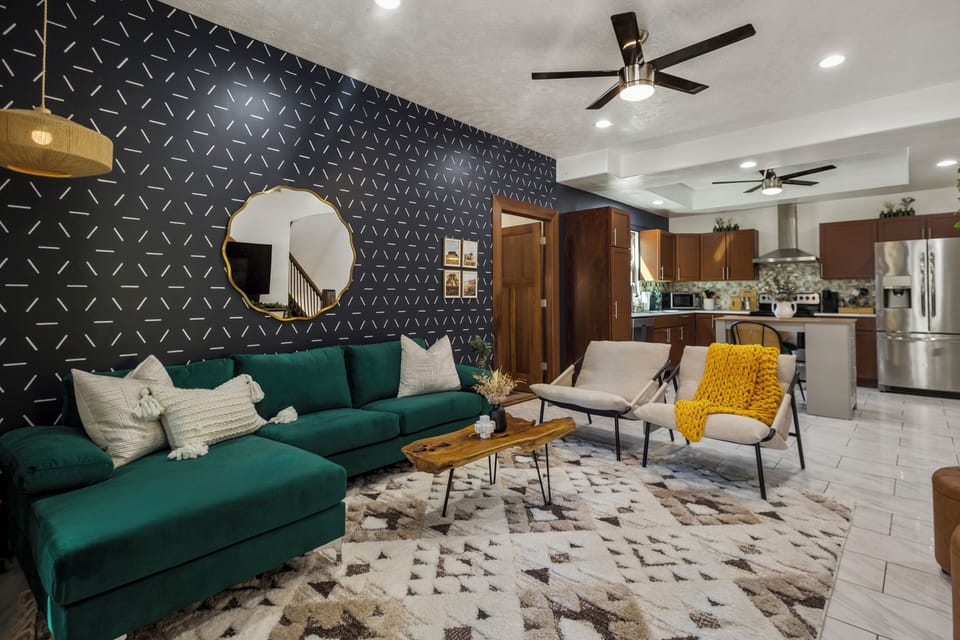 Gorgeous living room with comfort in mind 