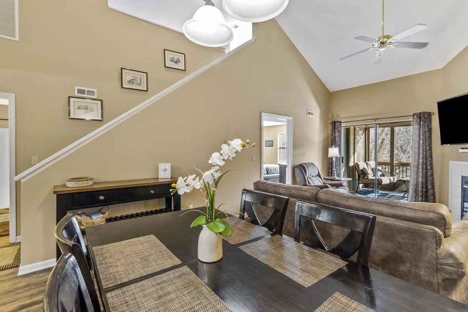 Loft is open to the Main Living Area. Guest Bathroom off the entryway. 