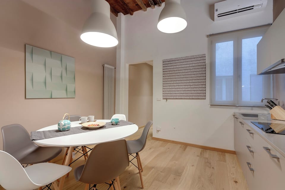 Apartment | Living area | 23-inch flat-screen TV with digital channels
