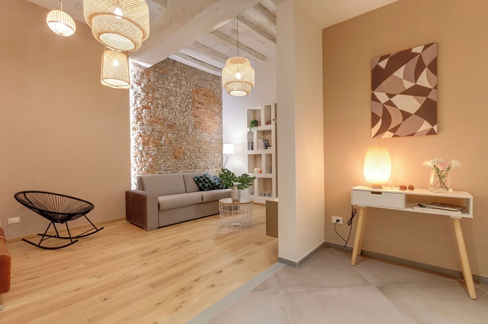 Apartment | Living area | 23-inch flat-screen TV with digital channels