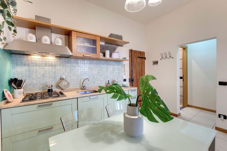 Apartment | Living area | 24-inch flat-screen TV with digital channels