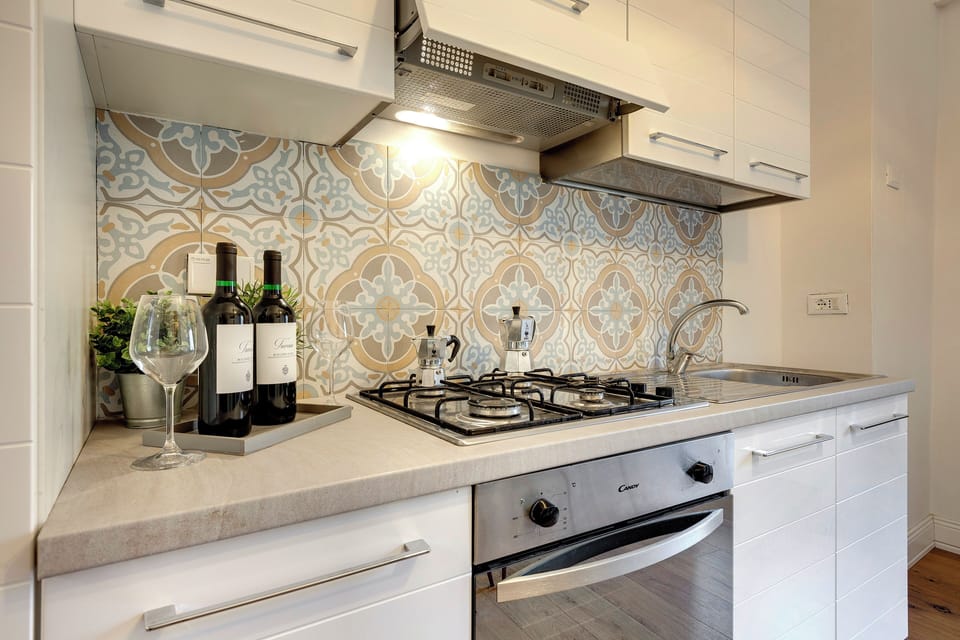 Apartment | Private kitchenette | Full-size fridge, microwave, oven, stovetop