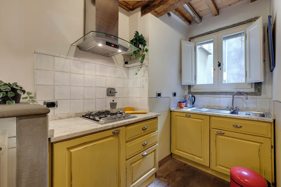 Apartment | Private kitchenette | Full-size fridge, microwave, stovetop, dishwasher