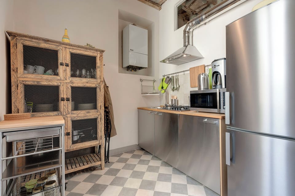 Apartment | Private kitchenette | Full-size fridge, microwave, stovetop, dishwasher