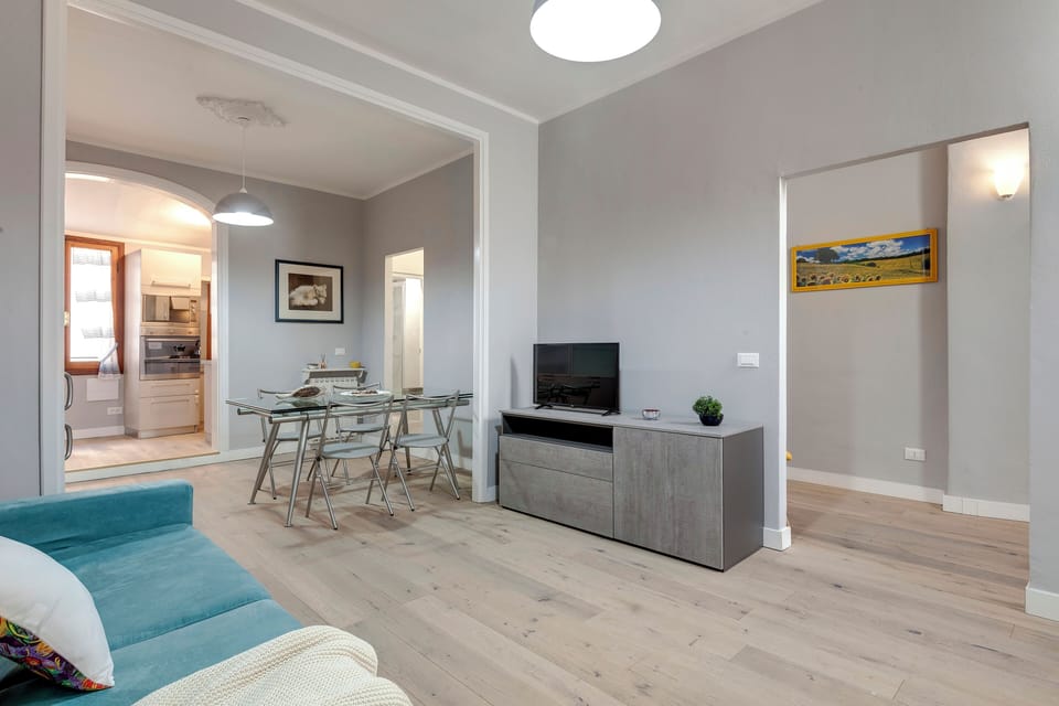 Apartment | Living area | 24-inch flat-screen TV with digital channels