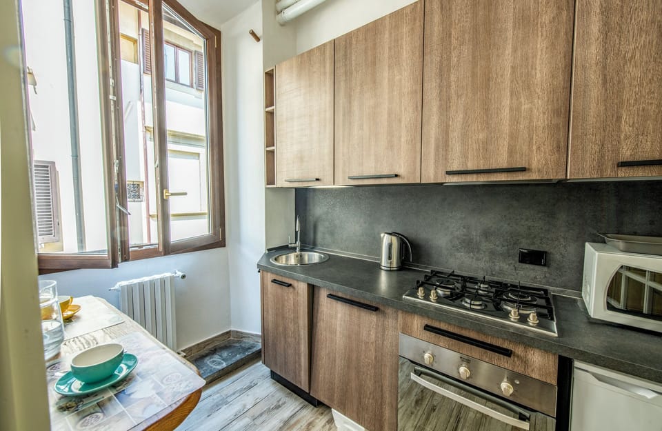 Apartment | Private kitchenette | Full-size fridge, microwave, oven, stovetop