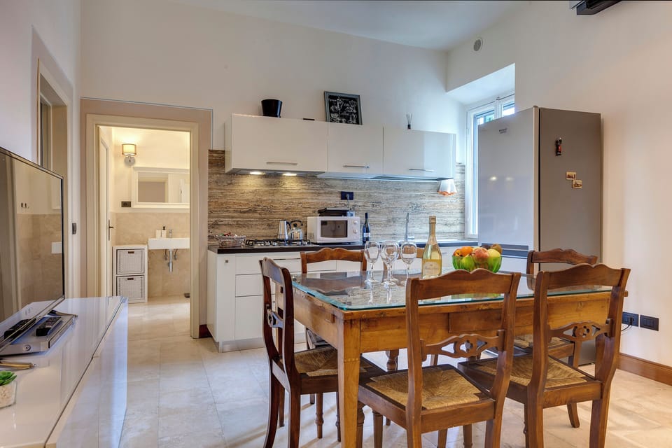 Apartment | Living area | 40-inch flat-screen TV with digital channels