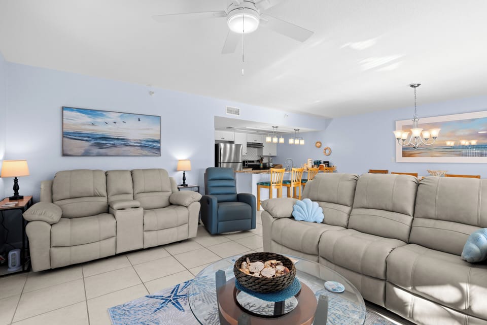 Deluxe Apartment, 2 Bedrooms, Patio | Living area
