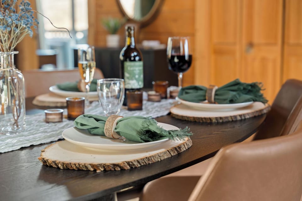 Beautifully set table ready for shared moments+