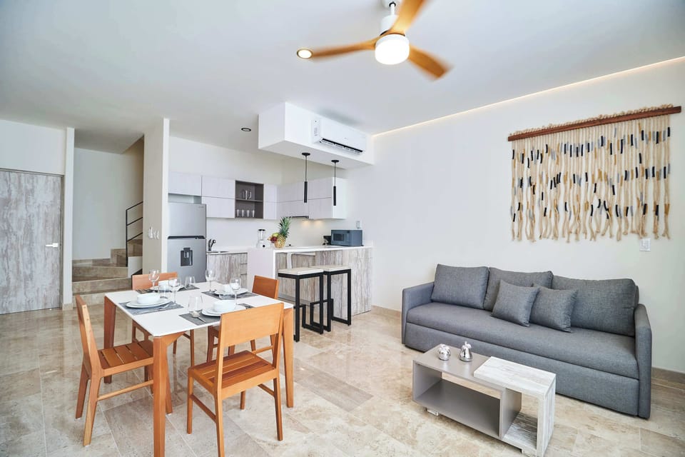 Dining Table & Living Room