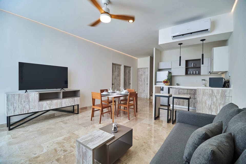 Living Room with Smart TV