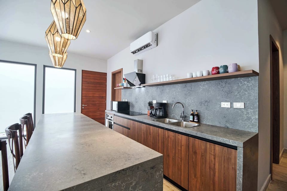 Fully Equipped Kitchen with High-End Appliances