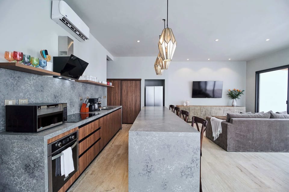 Fully Equipped Kitchen with High-End Appliances