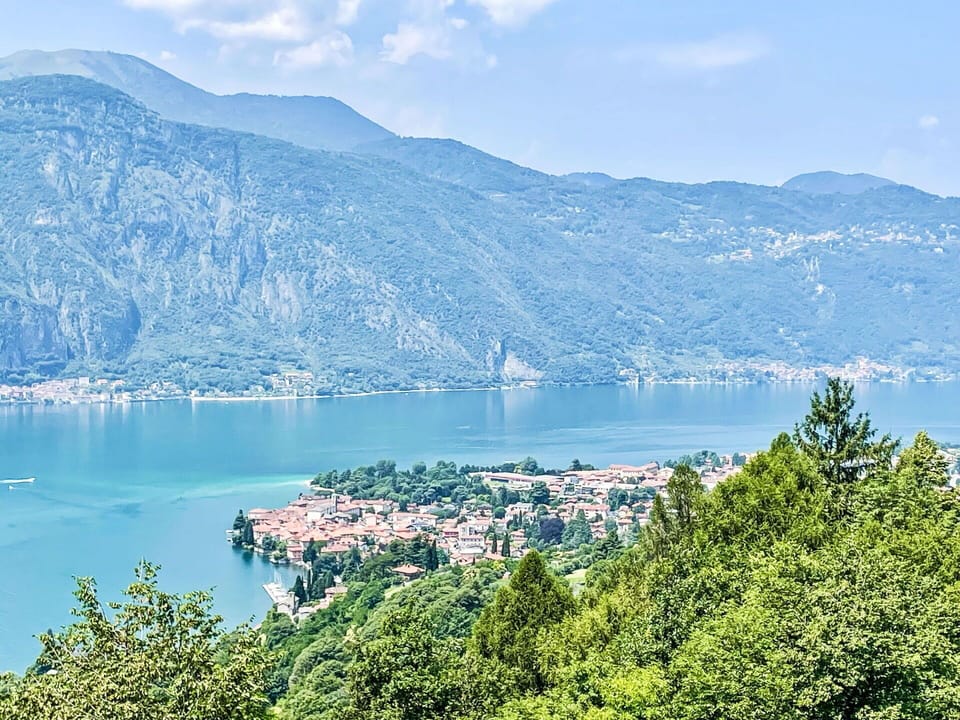 Water, Cloud, Sky, Mountain, Azure, Natural Landscape, Tree, Lake, Coastal And Oceanic Landforms, Highland
