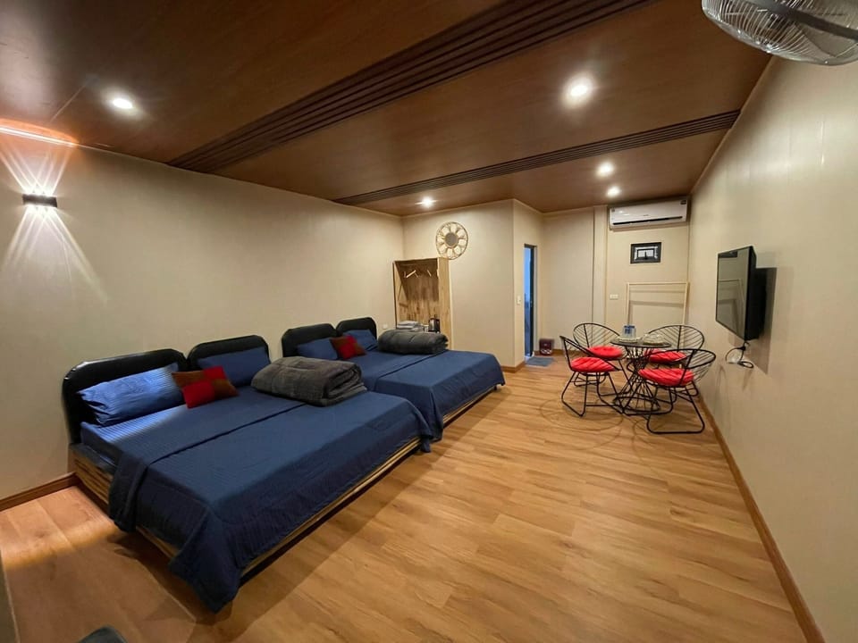 Basic Quadruple Room, Non Smoking, Garden View | Free WiFi