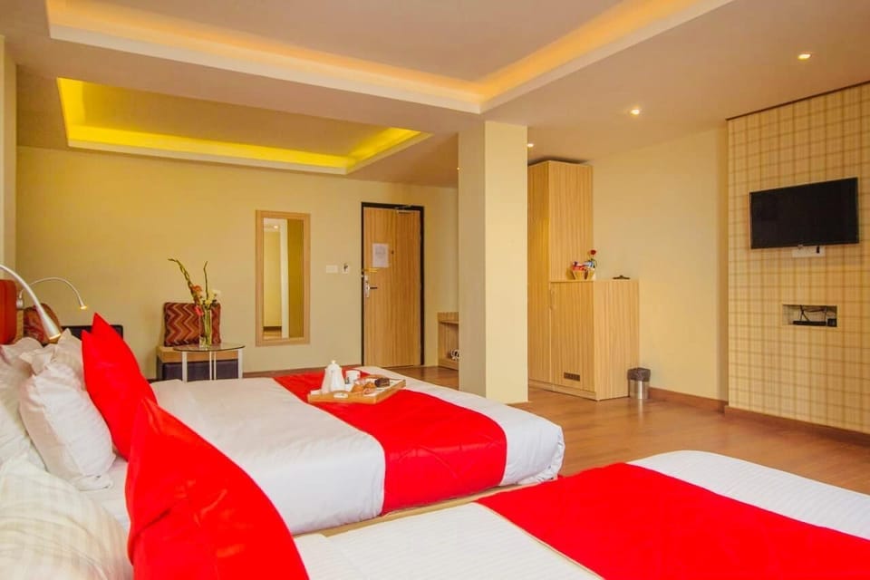 Family Triple Room, Valley View | Desk, laptop workspace, WiFi (free)