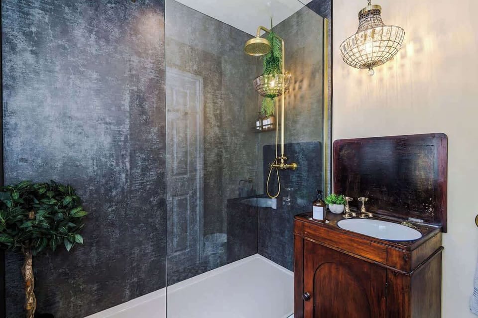 Stylish and functional washroom. Perfectly appointed with modern fixtures and a bright, airy aesthetic.