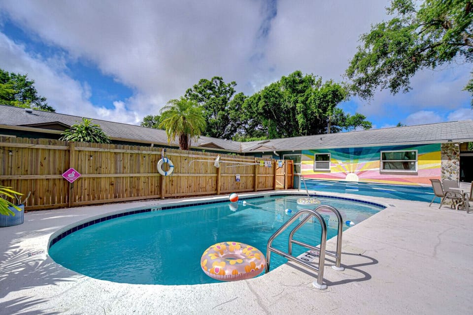 Jump right in! The water stays 78 degrees all year