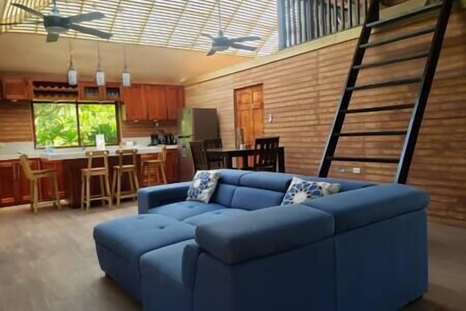 Open plan living, dining & full Kitchen