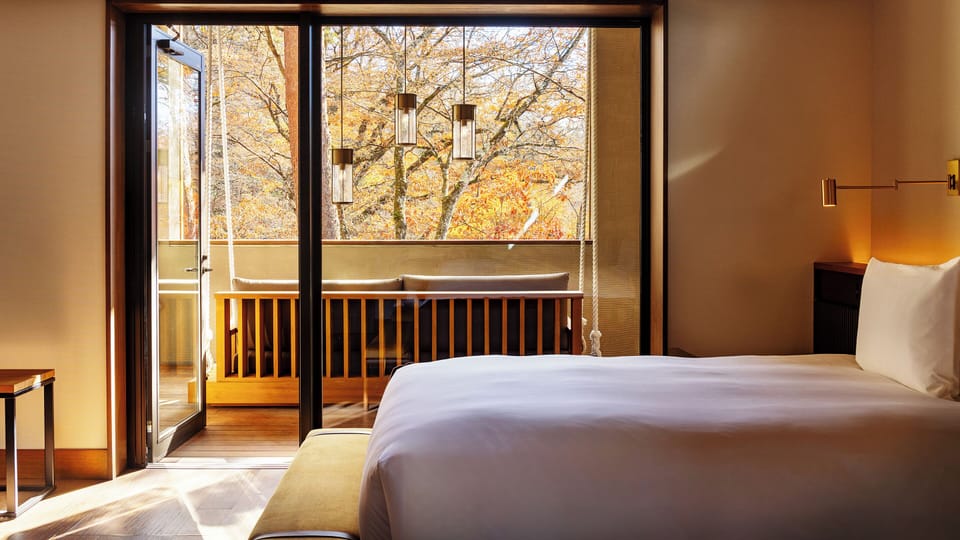 2 bedrooms, down comforters, pillowtop beds, minibar