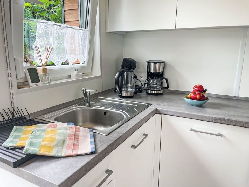Tap, Kitchen Sink, Sink, Cabinetry, Countertop, Property, Plumbing Fixture, Kitchen, Window, Interior Design