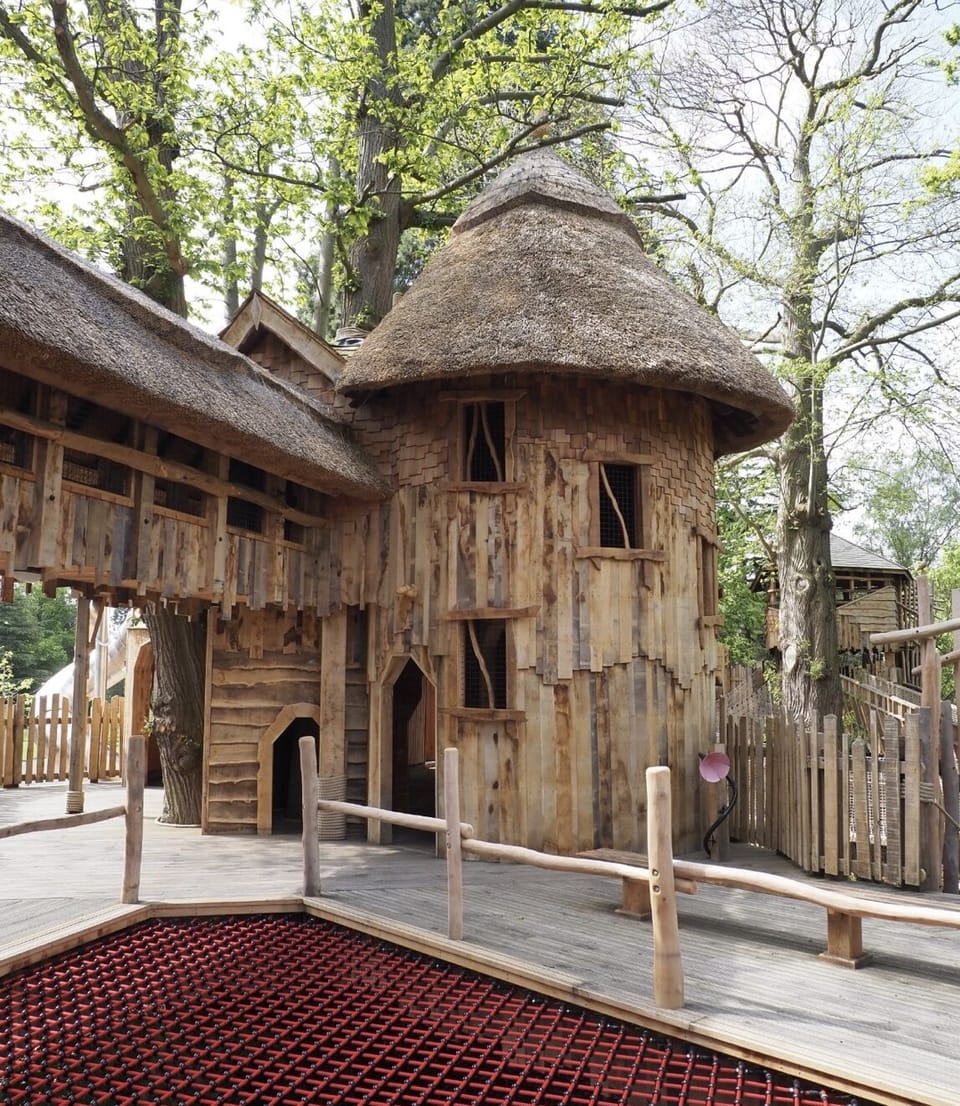 Adventure Play at Saville Gardens, approximately 25 minutes away