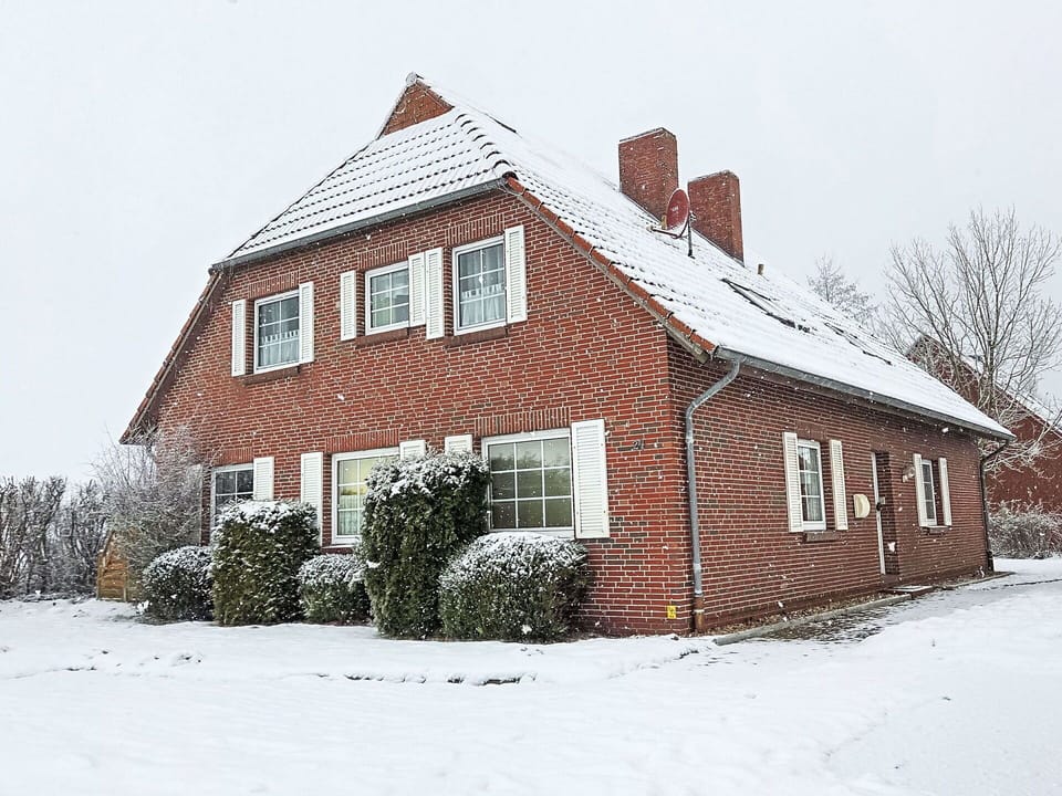 Snow, Building, Window, Winter, Branch, House, Home, Roof, Cottage, Freezing
