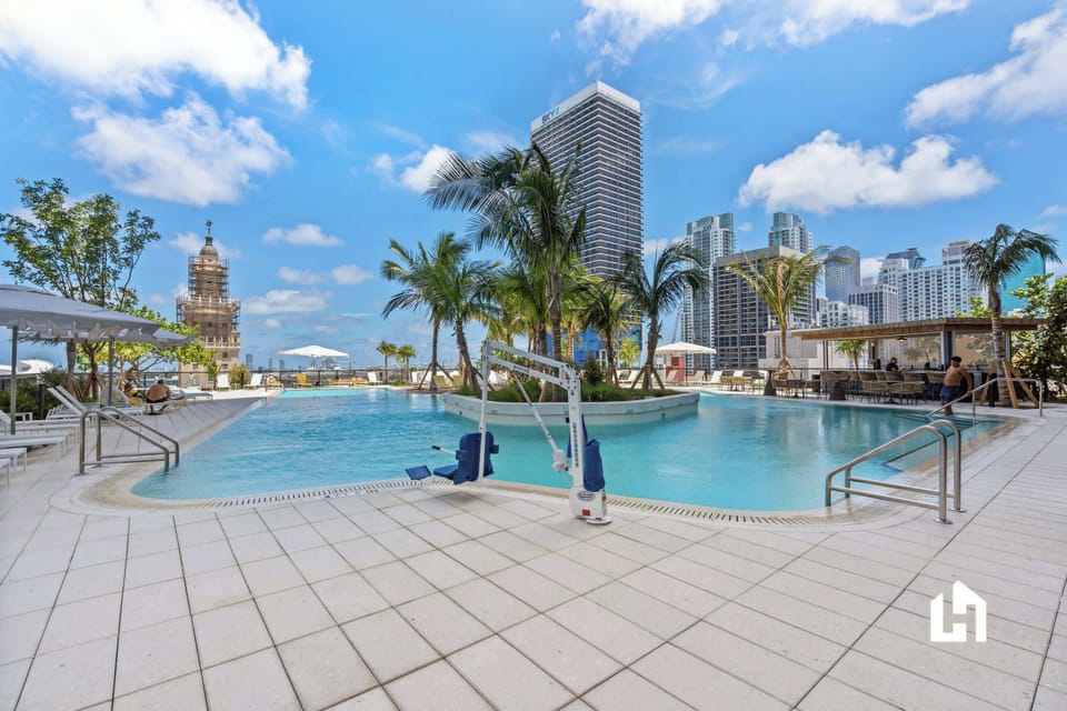 Access to the pool for the mobility challenged
