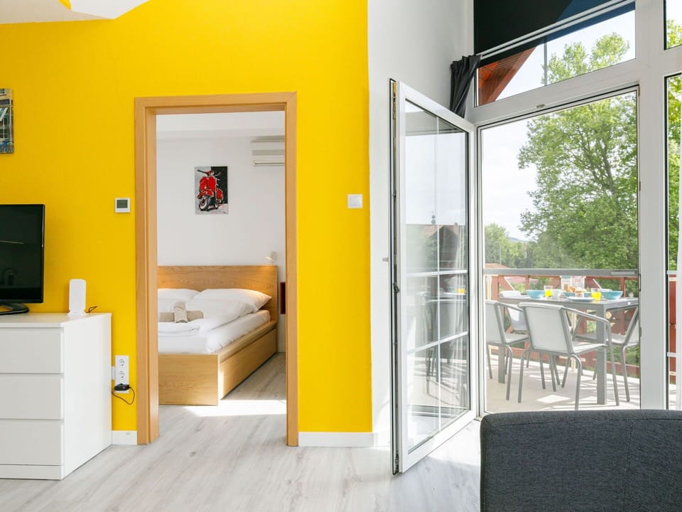 Furniture, Property, Building, Comfort, Cabinetry, Interior Design, Door, Textile, Orange, Architecture