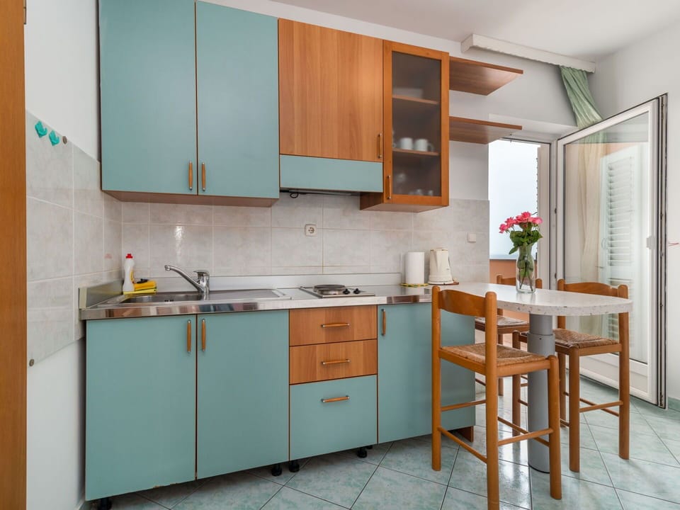 Cabinetry, Furniture, Countertop, Sink, Kitchen Sink, Building, Kitchen, Wood, Interior Design, Flooring