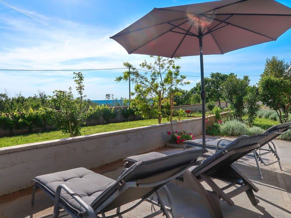 Furniture, Outdoor Furniture, Umbrella, Chair, Table, Outdoor Table, Shade, Sunlounger, Swimming Pool, Eco Hotel