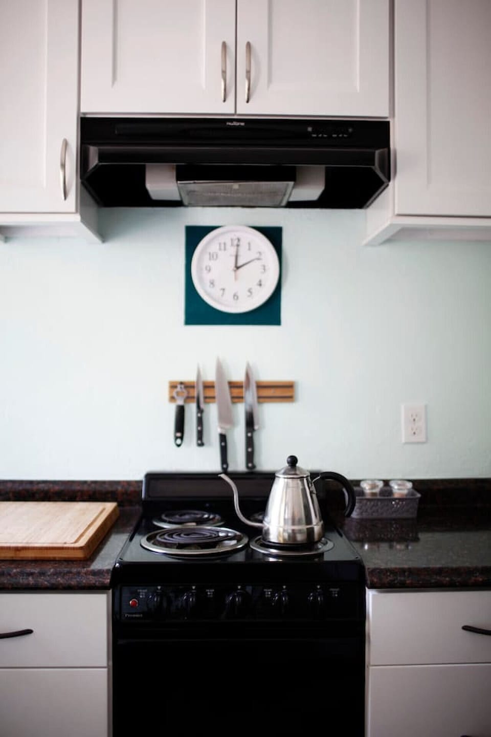well-equipped kitchen ready for home-cooked meals or a morning coffee ritual.
