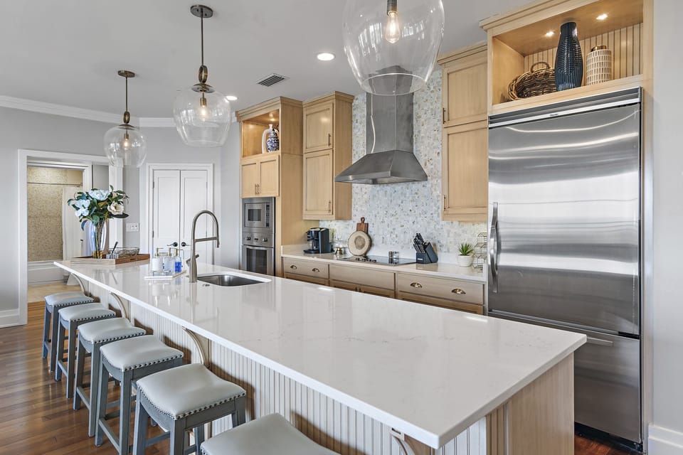 WaterHouse 304 - Seacrest Beach - Kitchen Bar Area
