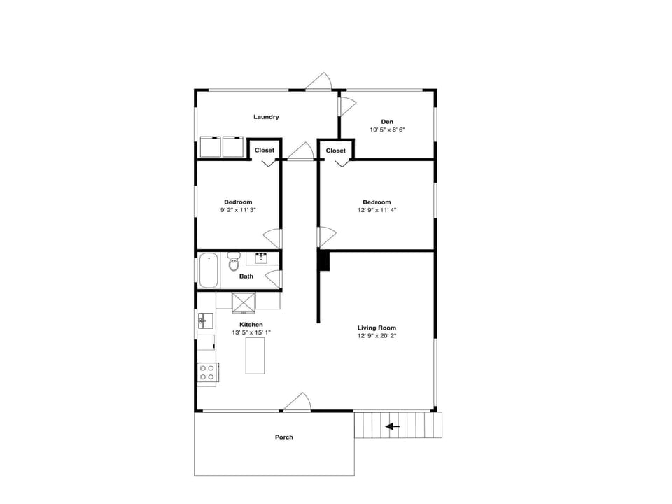 Doc's Cottage Floor Plan