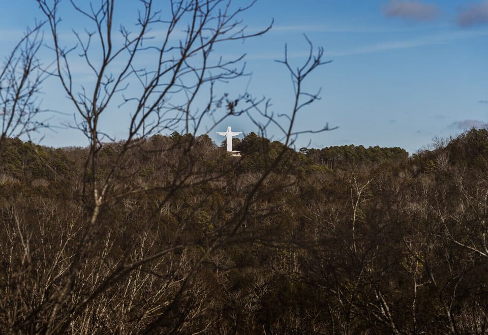View of the Christ of the Ozarks
