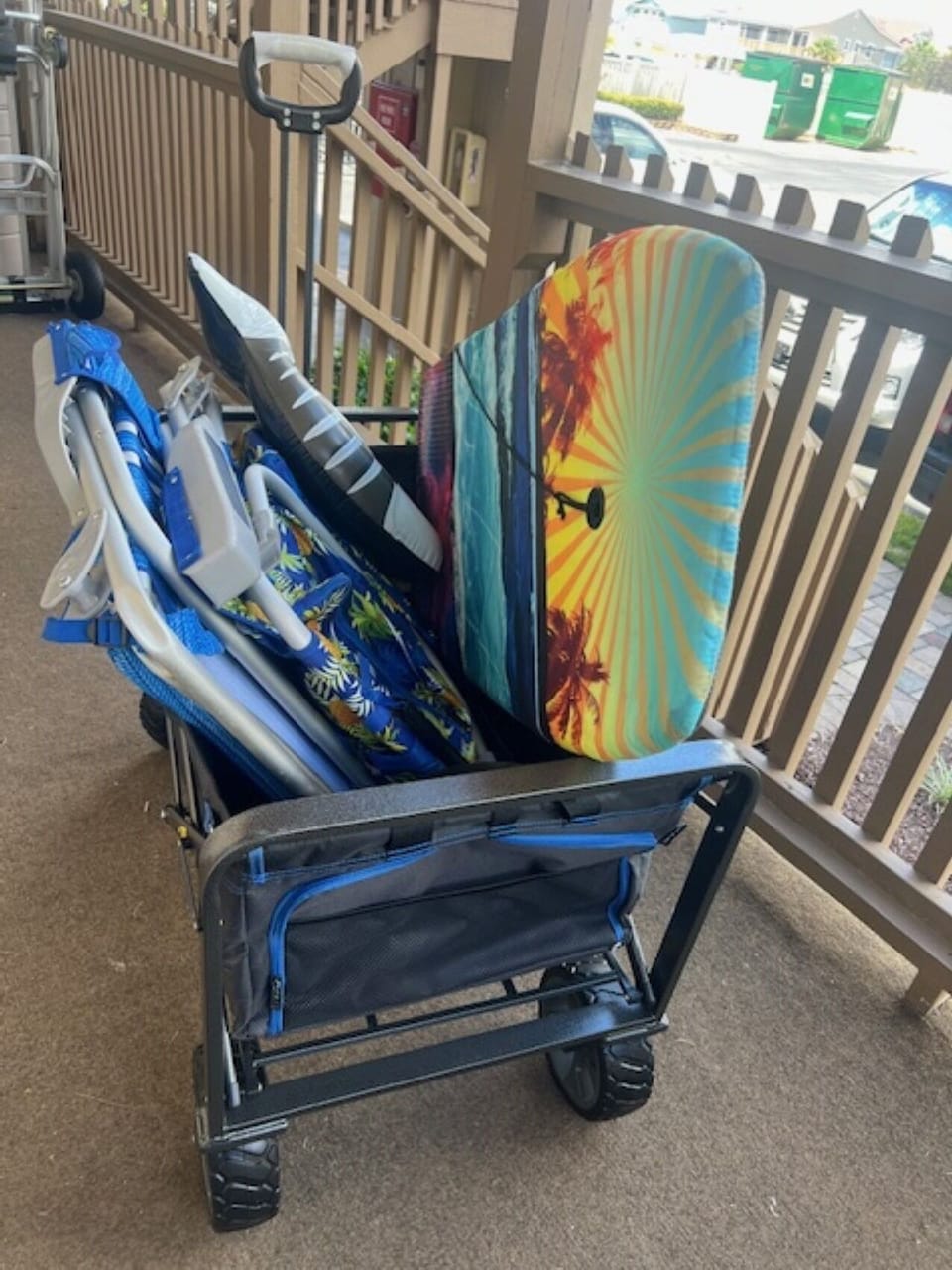 Beach Supplies Included w/ Cart