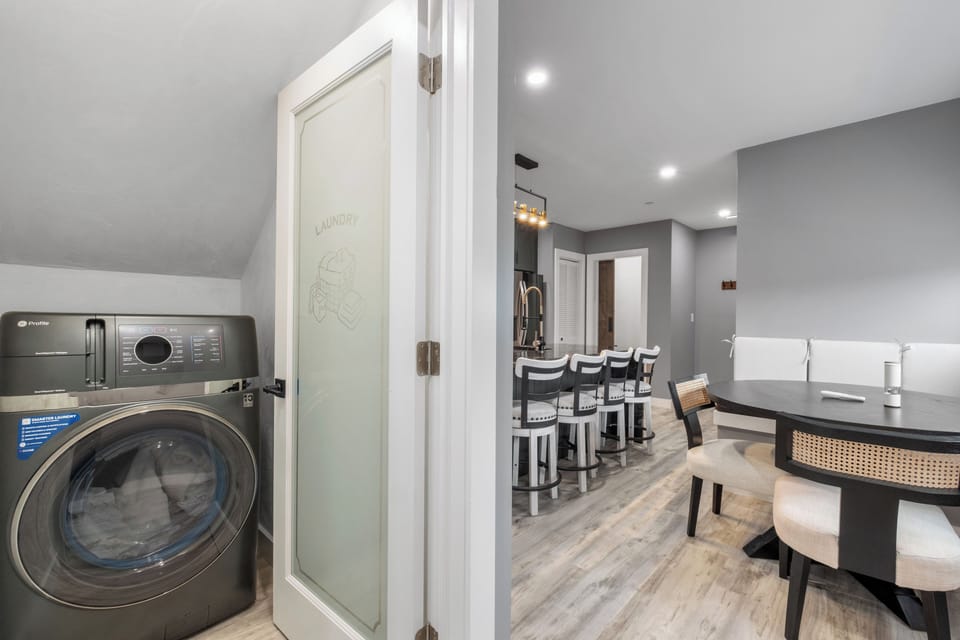 Washer and dryer for use during your stay!