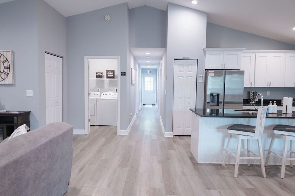 Spacious living and dining area