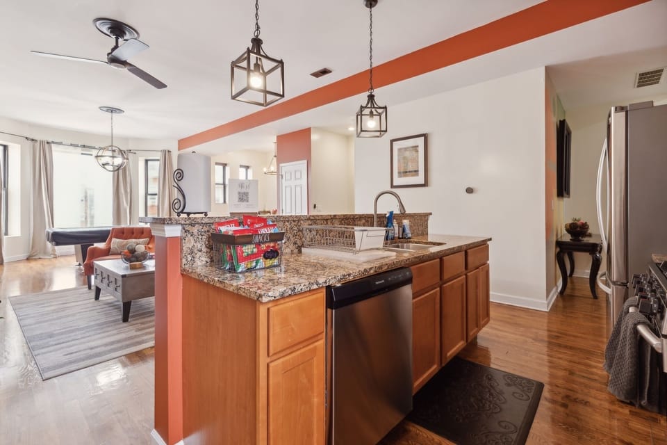 Indoors, Floor, Flooring, Hardwood, Kitchen