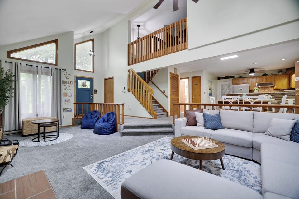 Living room- Kids Play area View
